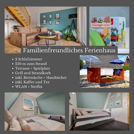 Familienfreundliches Ferienhaus In 5 Min Zum Strand Mit Terrasse Und Kostenlosem Parkplatz Cuxhaven Exterior foto