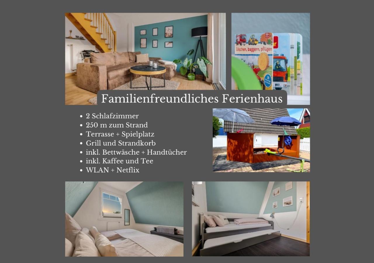 Familienfreundliches Ferienhaus In 5 Min Zum Strand Mit Terrasse Und Kostenlosem Parkplatz Cuxhaven Exterior foto
